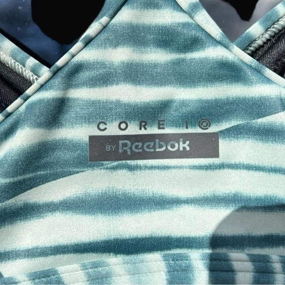 🌻SET of TWO (2) NEW w/tag Reebok Core 10 Strappy Sports Bras Both Size Small - Picture 5 of 9